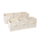 Cubes de rangement pliables en tissu pour organiser 