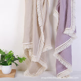 Couverture d'emmaillotage en mousseline pour bébé 