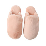 Chaussons antidérapants en fourrure pour femmes 