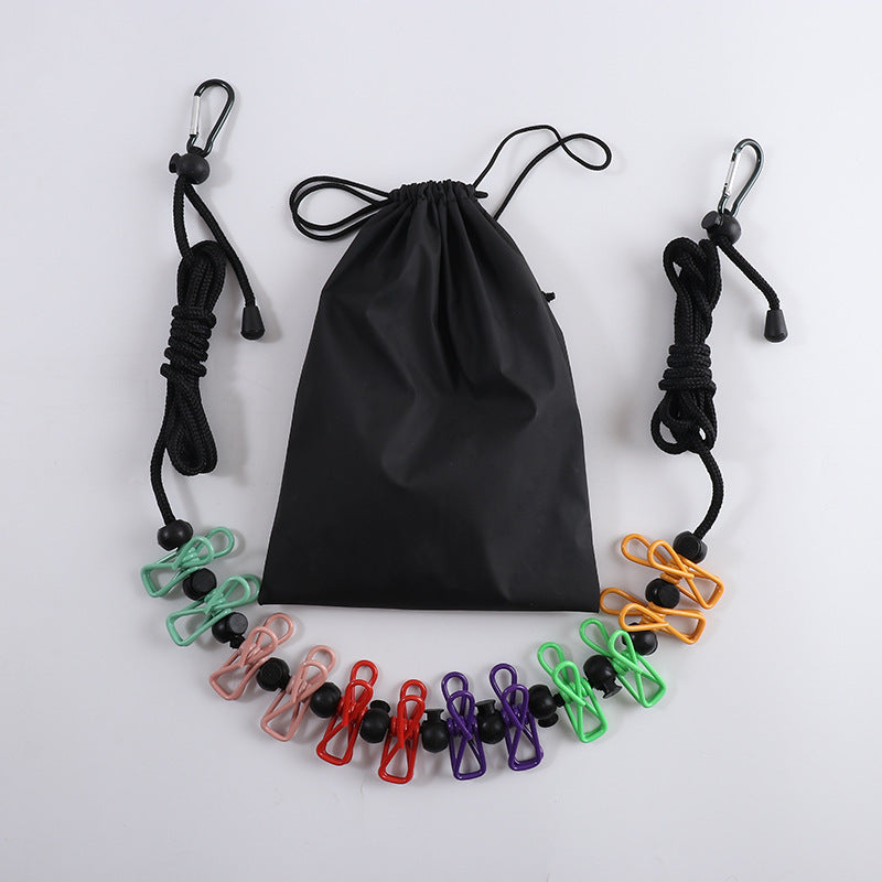 Corde à linge rétractable portable pour Trav 