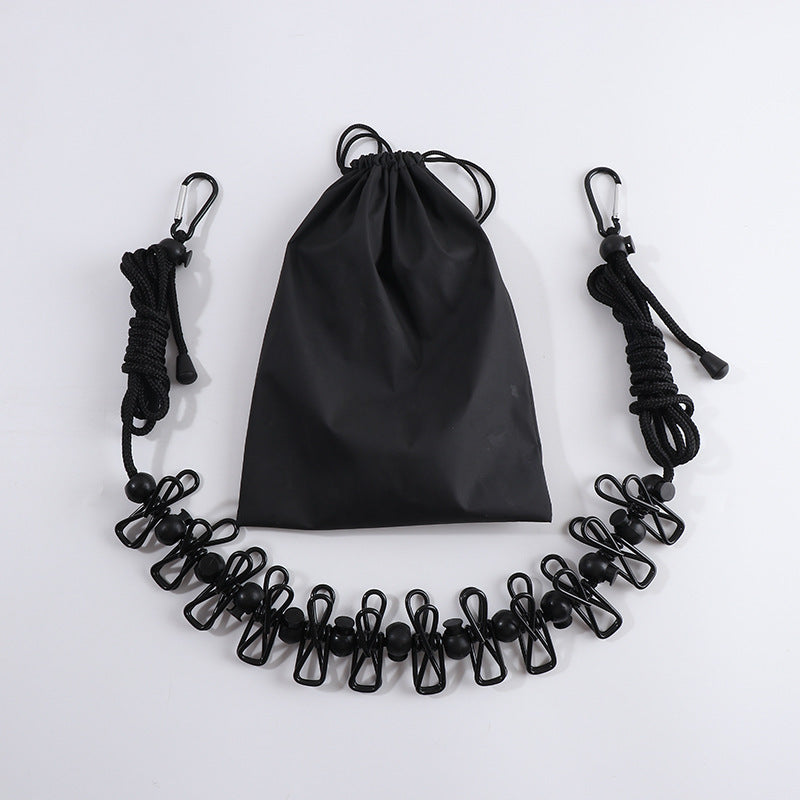 Corde à linge rétractable portable pour Trav 