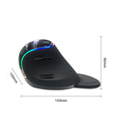 Souris ergonomique sans fil avec support pour la main 