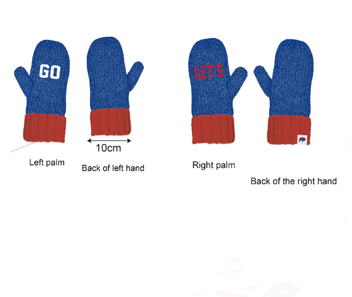 Gants tricotés avec doublure 