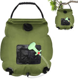 Douche de camping à chauffage solaire de 5 gal/20 l 