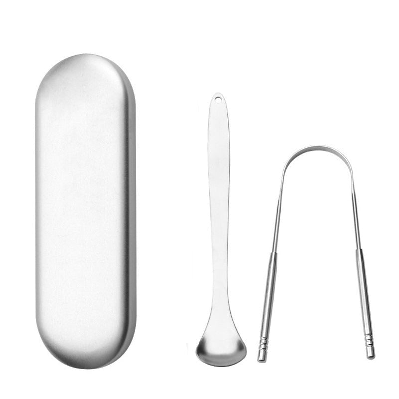 Lot de 2 gratte-langues 