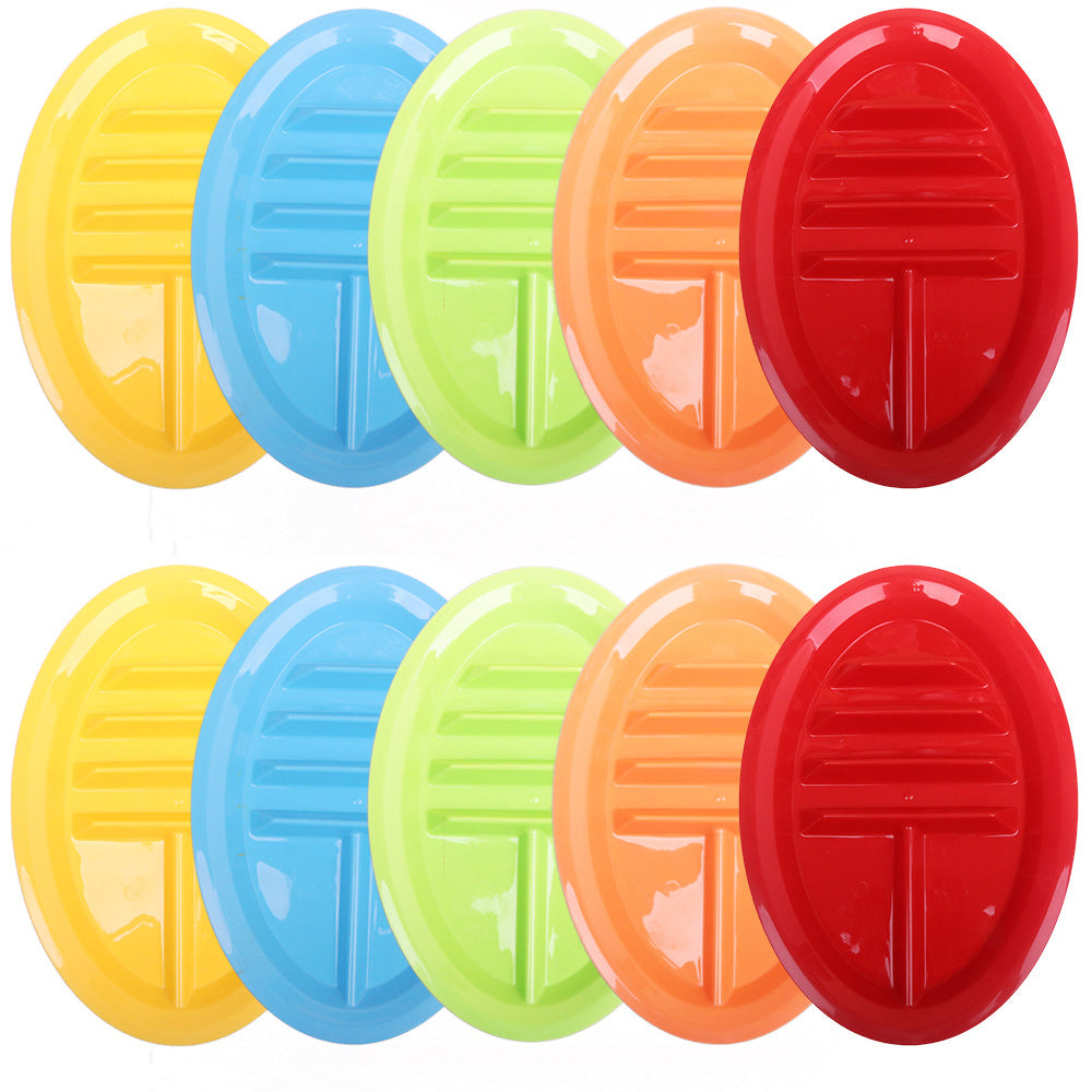 Assiettes de tacos colorées 