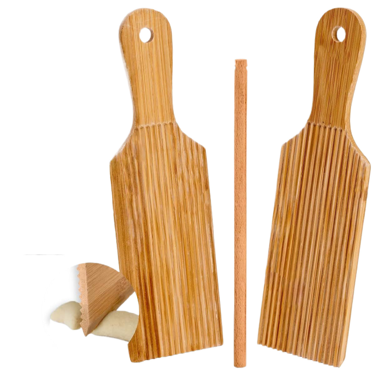 Ensemble de planches à gnocchis 