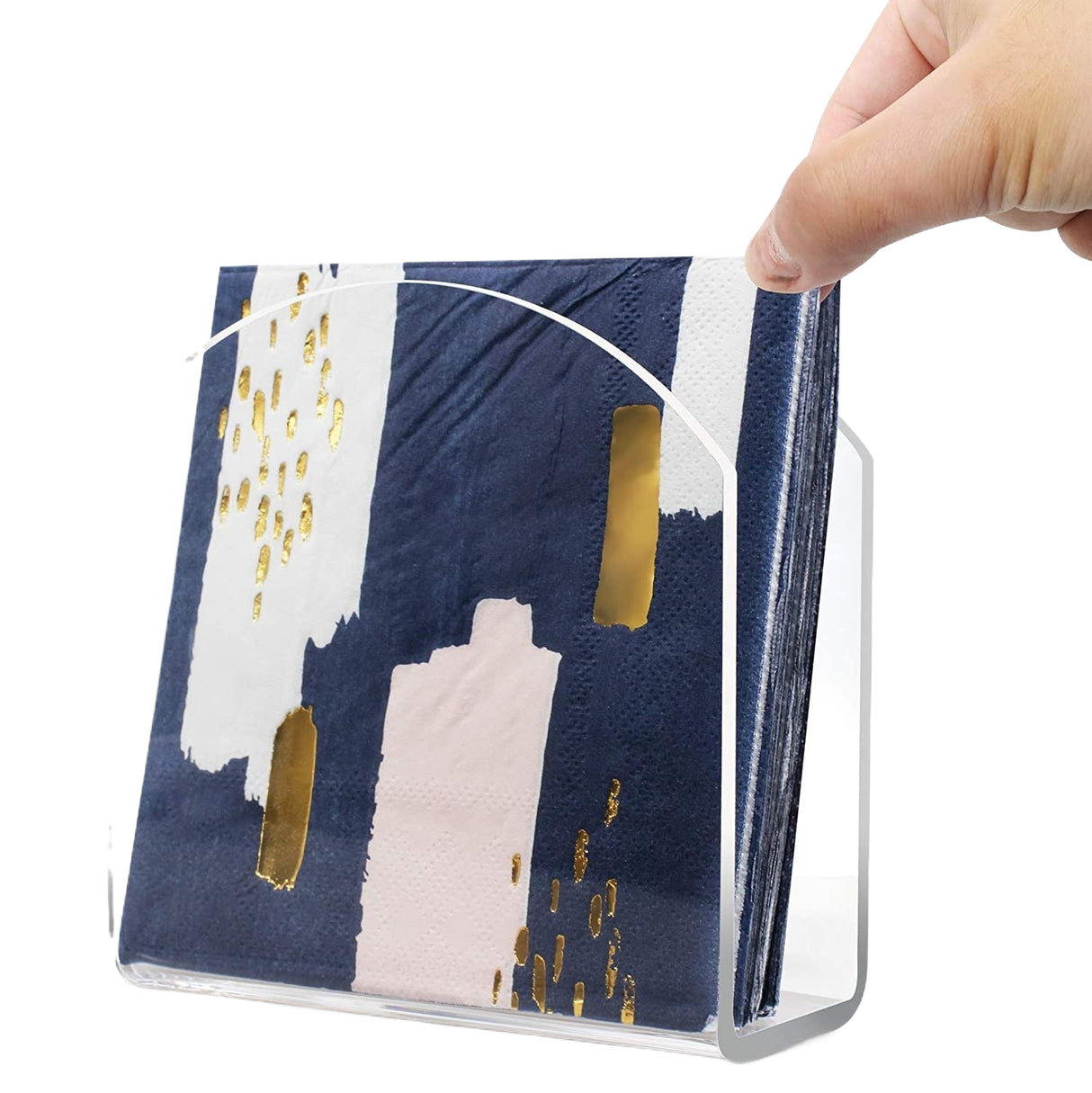 Porte-serviettes en acrylique 