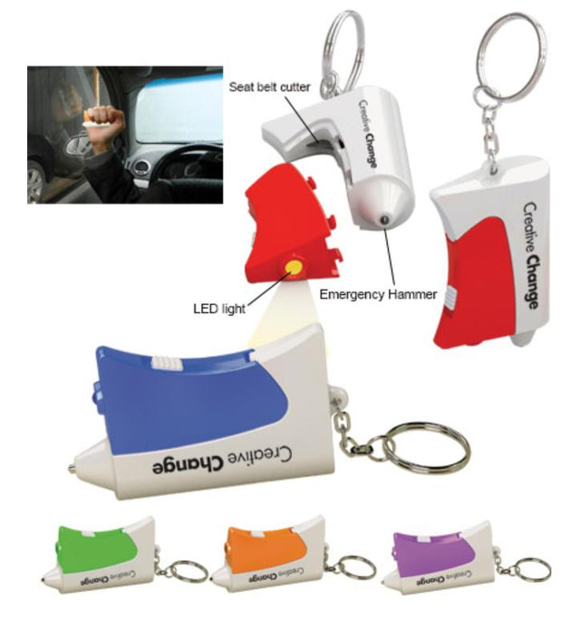 Mini Emergency Auto Set Key Chain