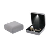 Coffret bracelet en velours avec LED 