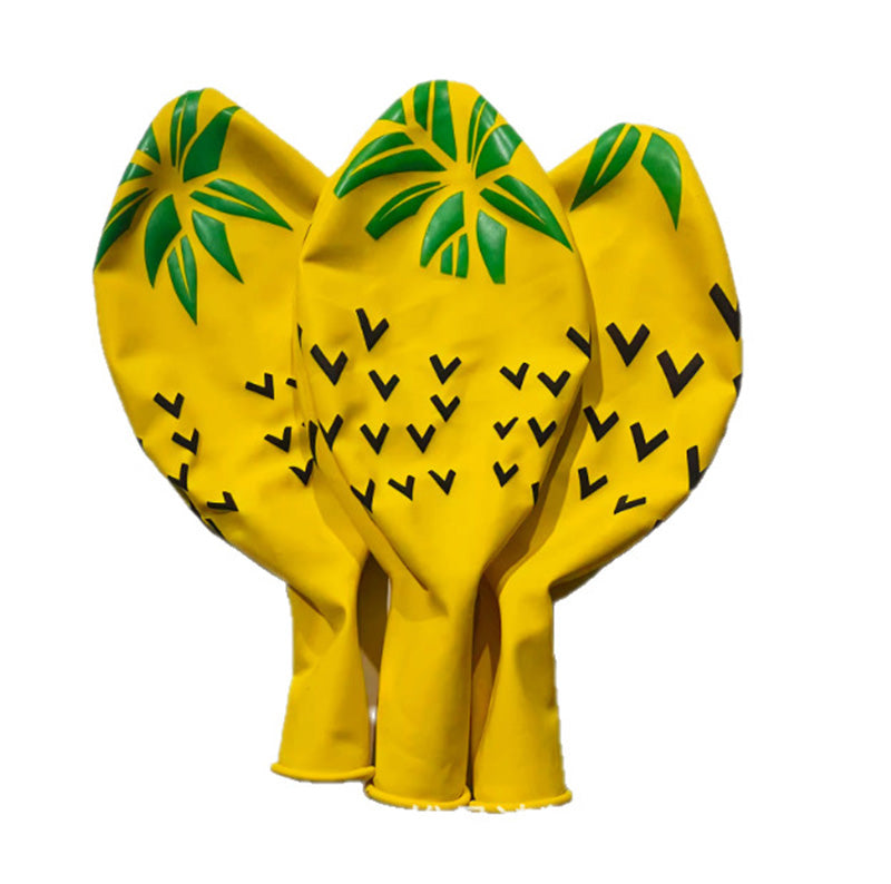 Ballon rond en forme d'ananas 