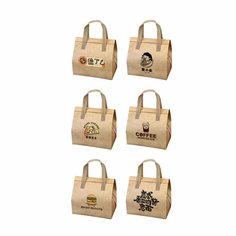 Grand sac fourre-tout couleur kraft - emballage commercial 
