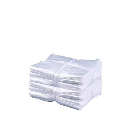 50-inch Disposable White Plastic Tablecloth