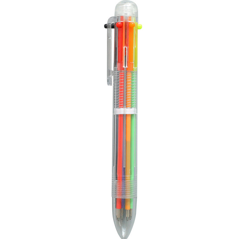 Stylo à bille multicolore 6 en 1 