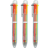 Stylo à bille multicolore 6 en 1 