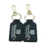 Porte-clés en cuir personnalisable 