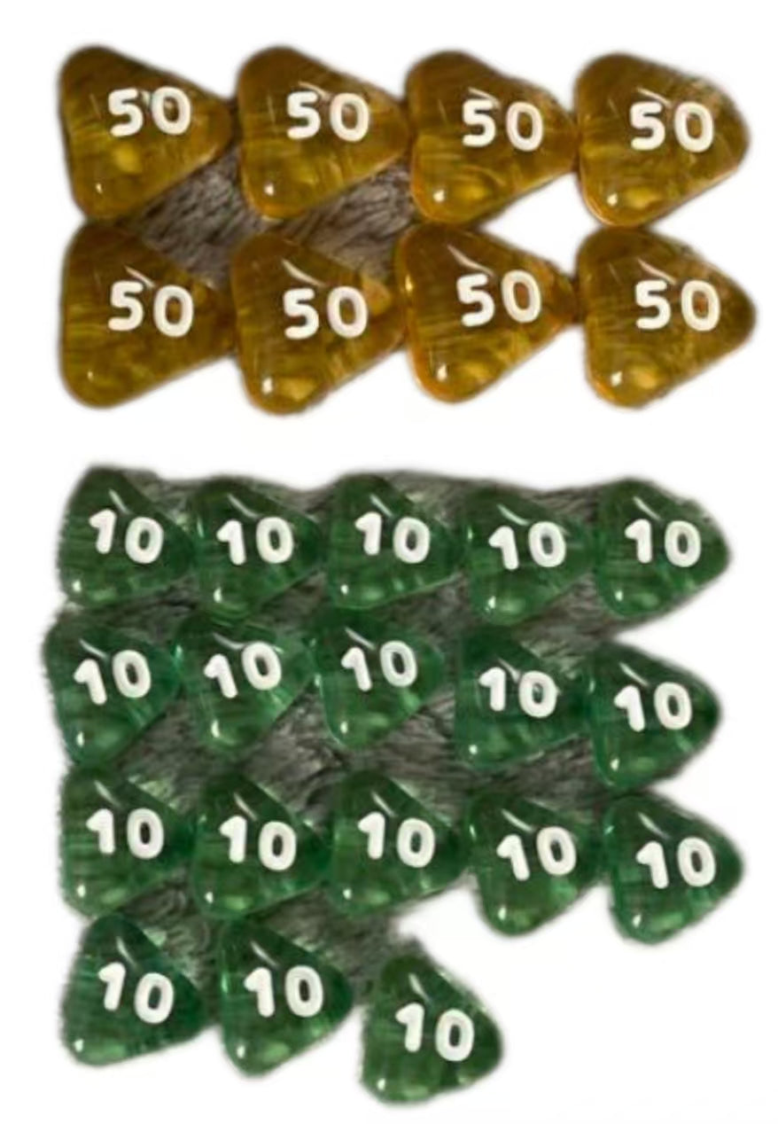 Triangular Dice Set - By Boat