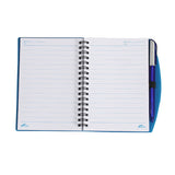 Cahier à spirale à feuilles mobiles avec stylo 