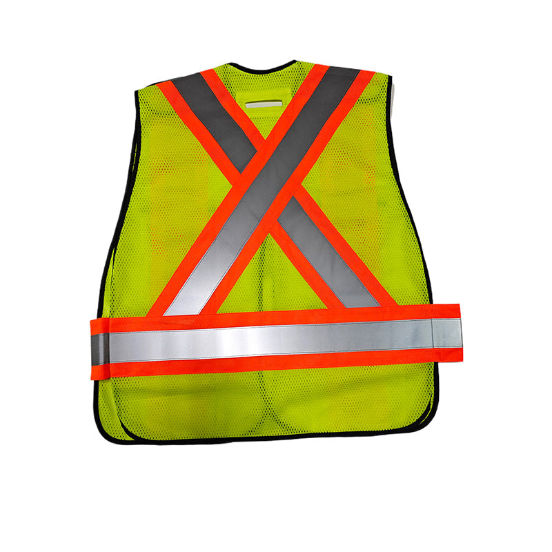 Gilet réfléchissant en maille respirante pour la sécurité du cyclisme de nuit 