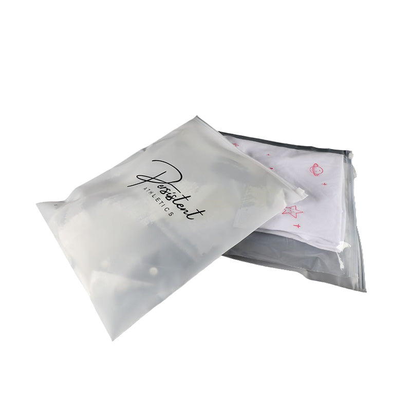 Sac transparent personnalisé à fermeture éclair de 9 x 13 pouces 