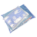 Sac de rangement transparent à fermeture éclair de 13 x 19 pouces 