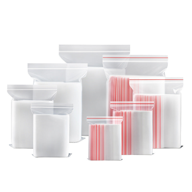 Sac en plastique transparent à fermeture éclair PE 9 x 11 pouces 