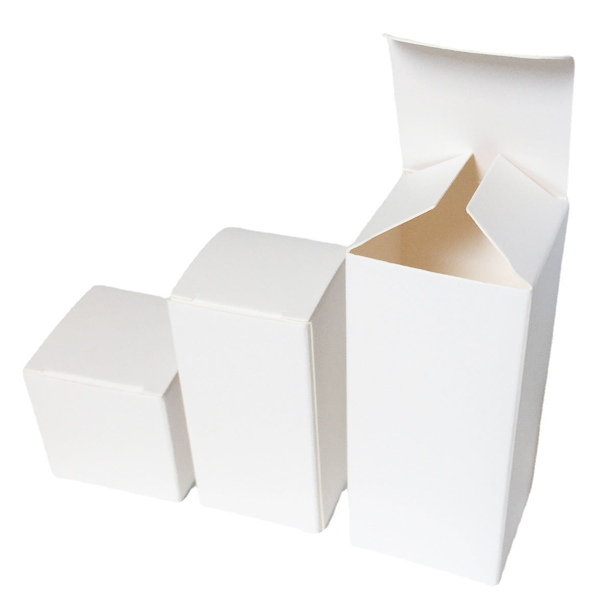 Boîte en carton blanc colorée personnalisée 