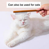 Brosse de toilettage en bois pour petit chien 