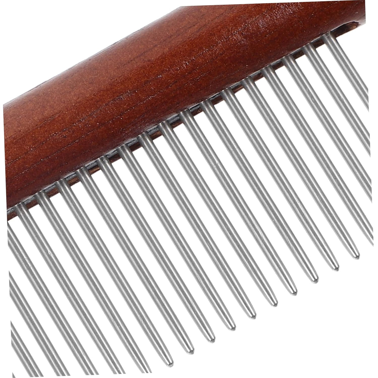 Peigne pour animaux de compagnie en bois 