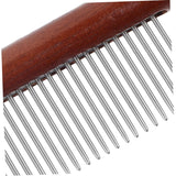 Peigne pour animaux de compagnie en bois 