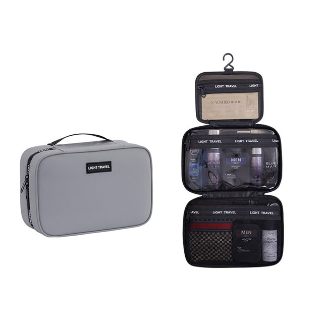 Foldable Pu Travel Toiletry Bag