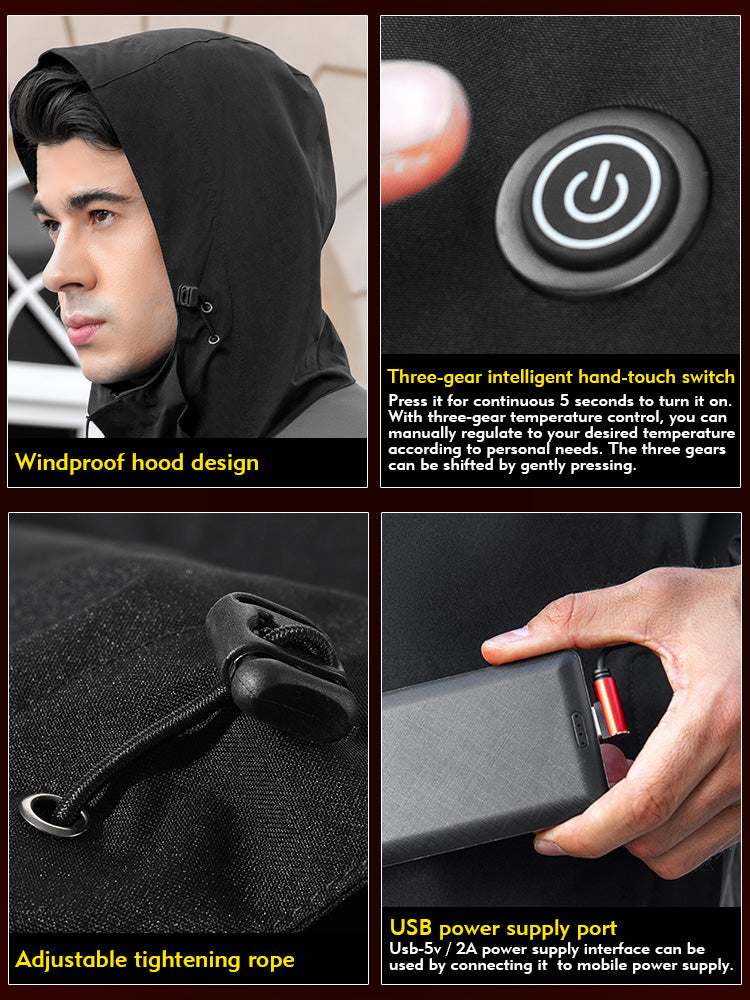 Usb Heated Softshell Jacket