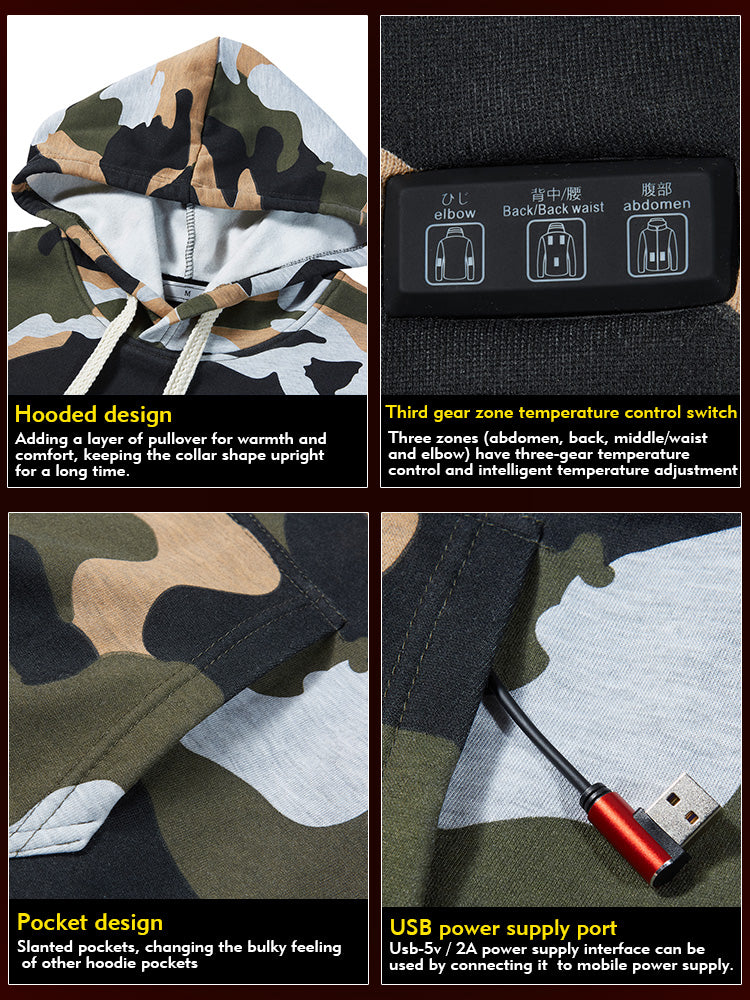 Smart Heating Hoodie