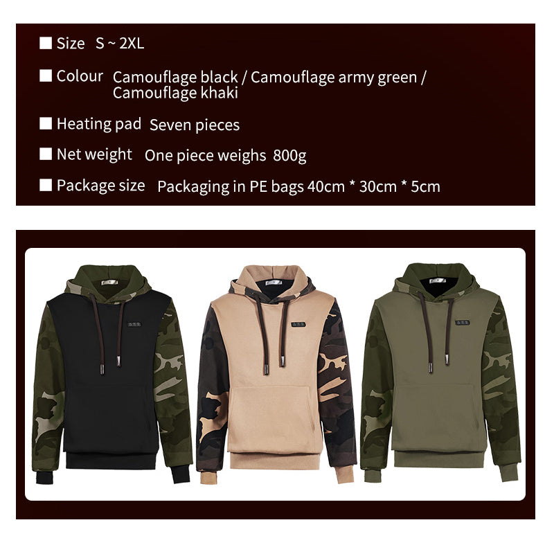 Heated Hooded Sweatshirt