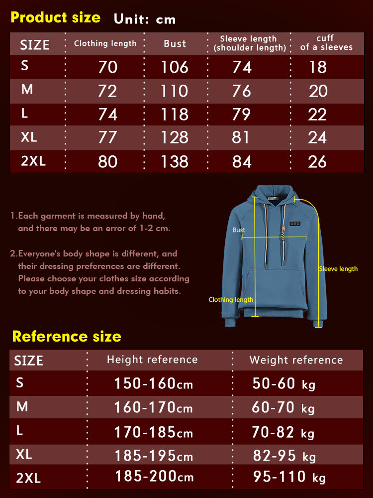 Intelligent Heated Hoodie