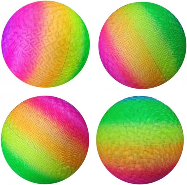 8.5 - inch Rainbow Playground Ball - Yorkn Inc✅