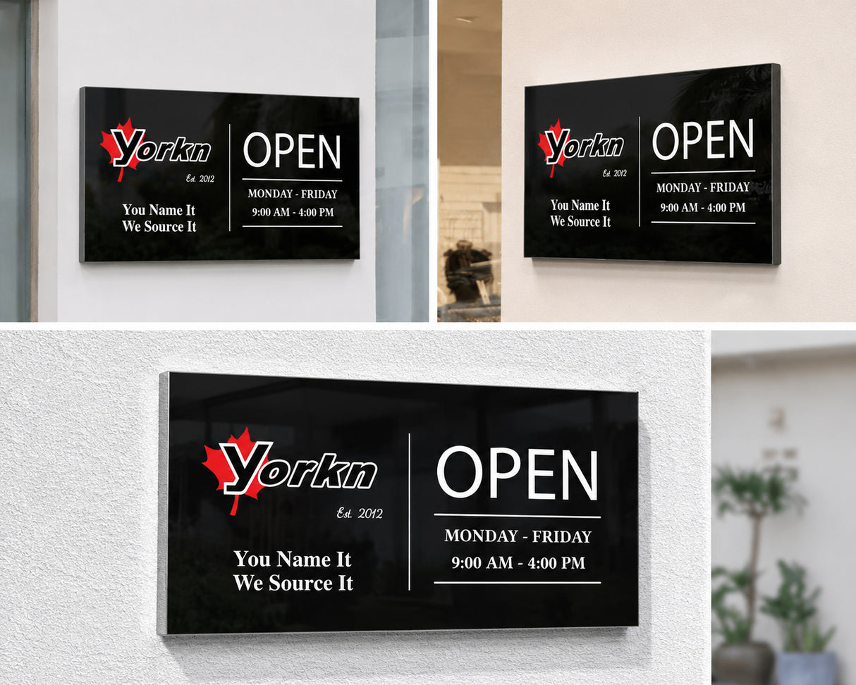 Stainless Steel Outdoor Signage Panel