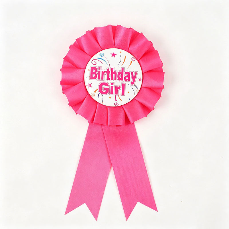 Custom Satin Rosette Badge