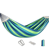 Striped Outdoor Swing Hammock