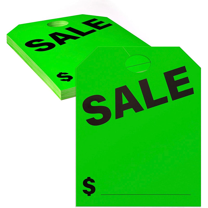 Car Sale Hang Tag