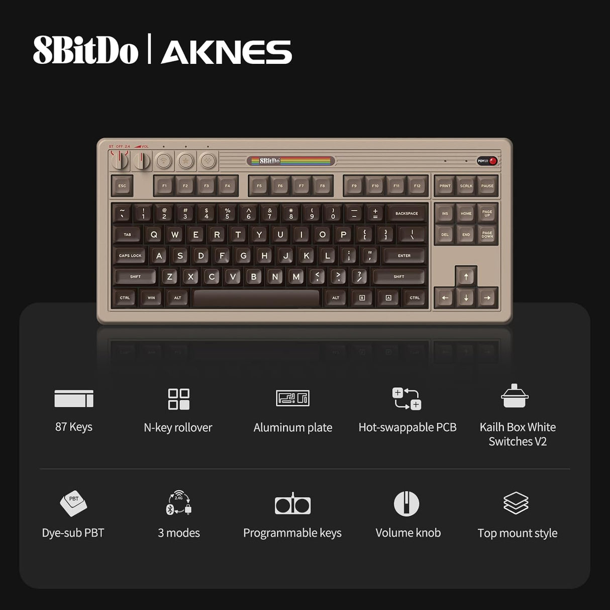 8bitdo Retro Mechanical Keyboard - Yorkn Inc✅