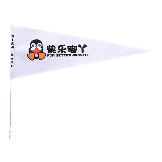 9x6 Inch Pennant With Wooden Stick - Yorkn Inc✅