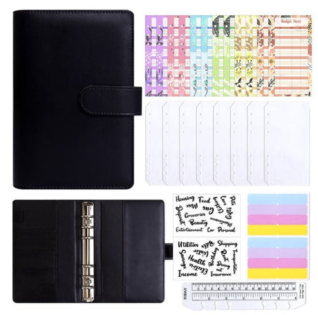 A6 Pu Leather Binder Budget Planner - Yorkn Inc✅