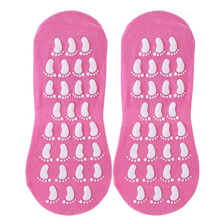 Adult Anti Slip White Adhesive Socks - Yorkn Inc✅