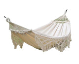 Backyard Hammock With Tassels - Yorkn Inc✅