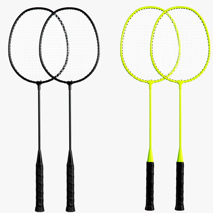 Badminton Rackets With 3 Balls With Pouch Set - Yorkn Inc✅