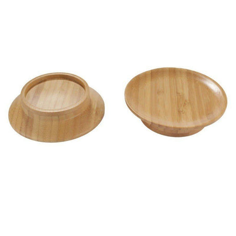Bamboo And Wood Anti - splash Red Wine Glass Lid - Yorkn Inc✅