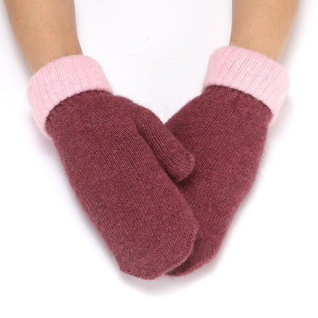 Bicolor Knitted Mitten - Yorkn Inc✅