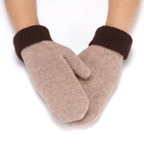 Bicolor Knitted Mitten - Yorkn Inc✅