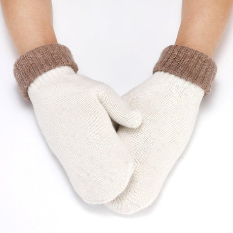 Bicolor Knitted Mitten - Yorkn Inc✅